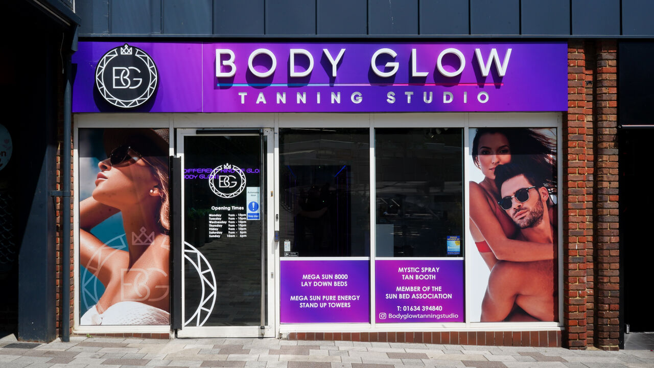 Body Glow at Hempstead Valley Shopping Centre.