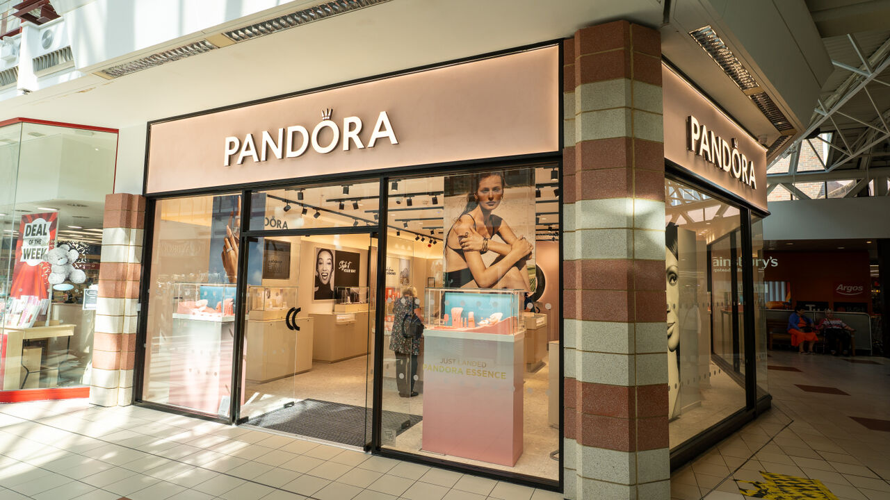 PANDORA in Hempstead Valley Shopping Centre.