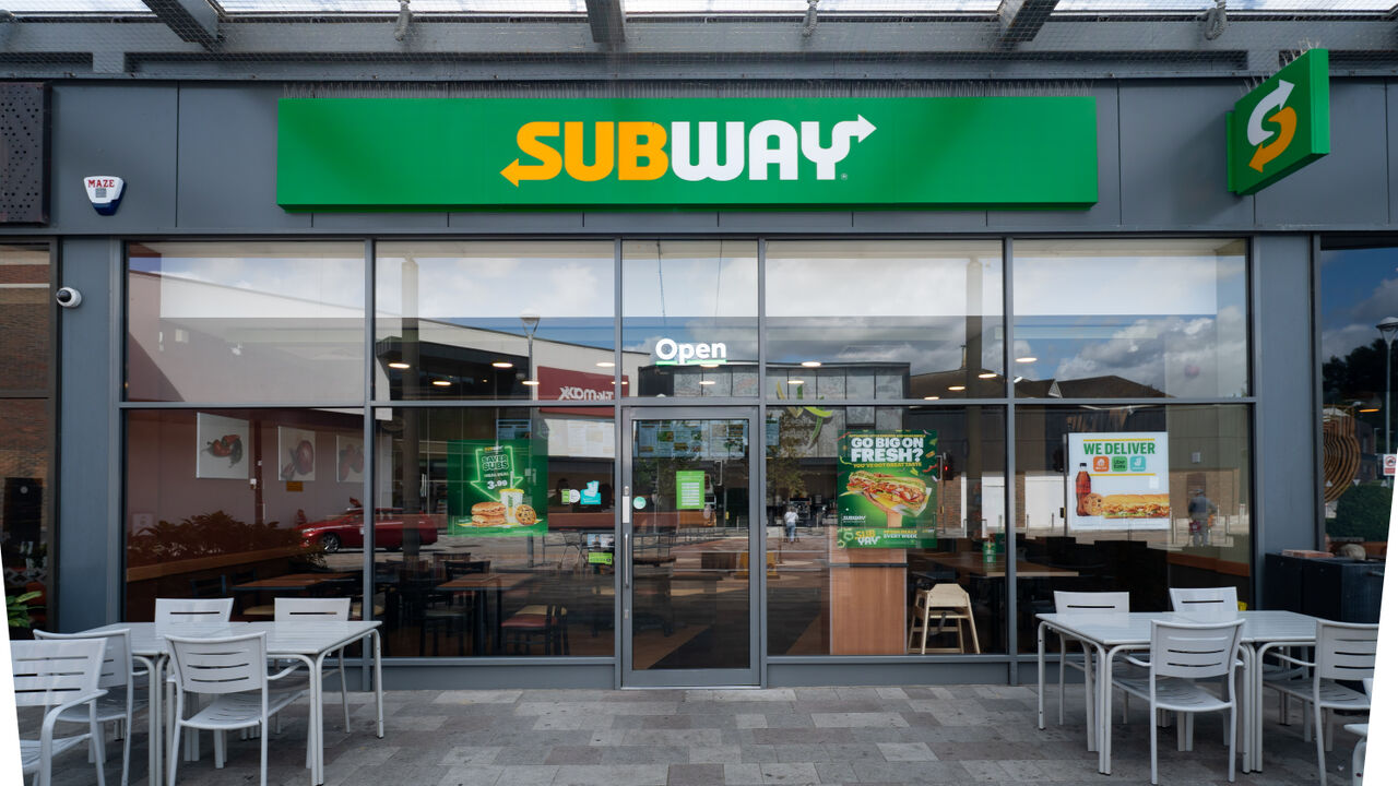 Subway at Hempstead Valley Shopping Centre.