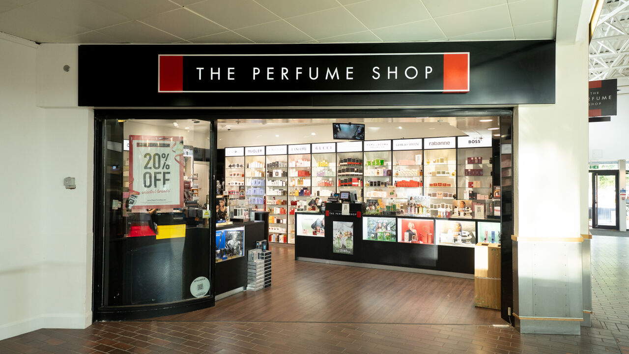The Perfume Shop in Hempstead Valley Shopping Centre.
