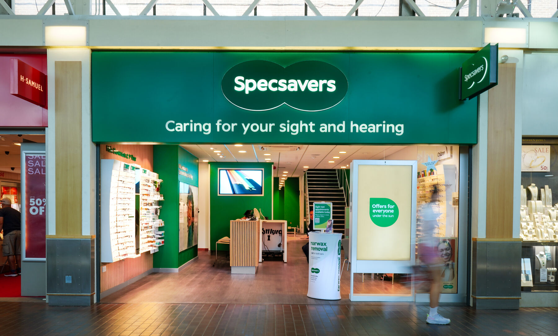 Specsavers in Hempstead Valley Shopping Centre.