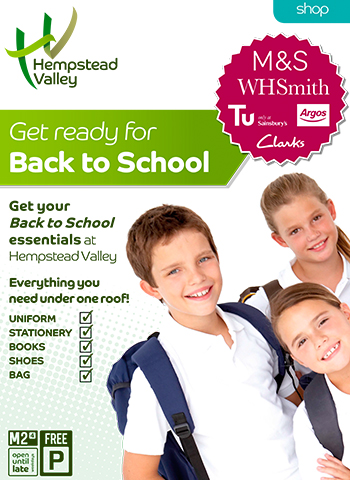 Get ready for back to school at Hempstead Valley