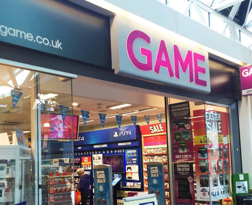 game shopping centre